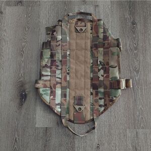 Tactical Gear Dog Training Vest Harness with Two Handles and Mesh Padding Large